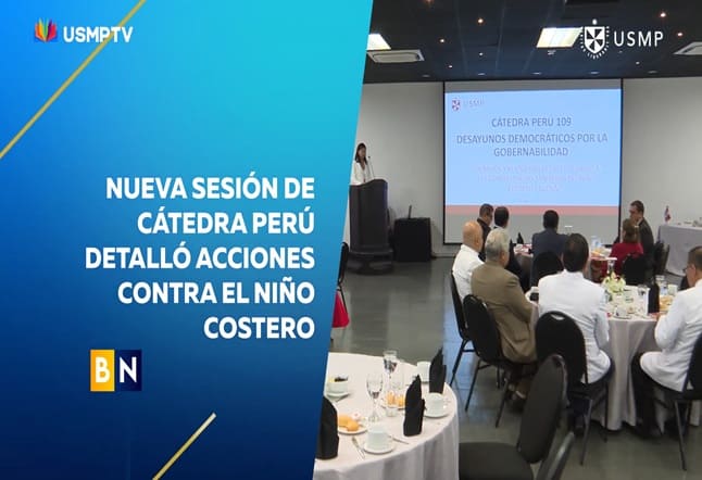 NUEVA CÁTEDRA PERÚ ABORDÓ EL TEMA DE PREVENCIÓN SANITARIA FRENTE A NIÑO COSTERO